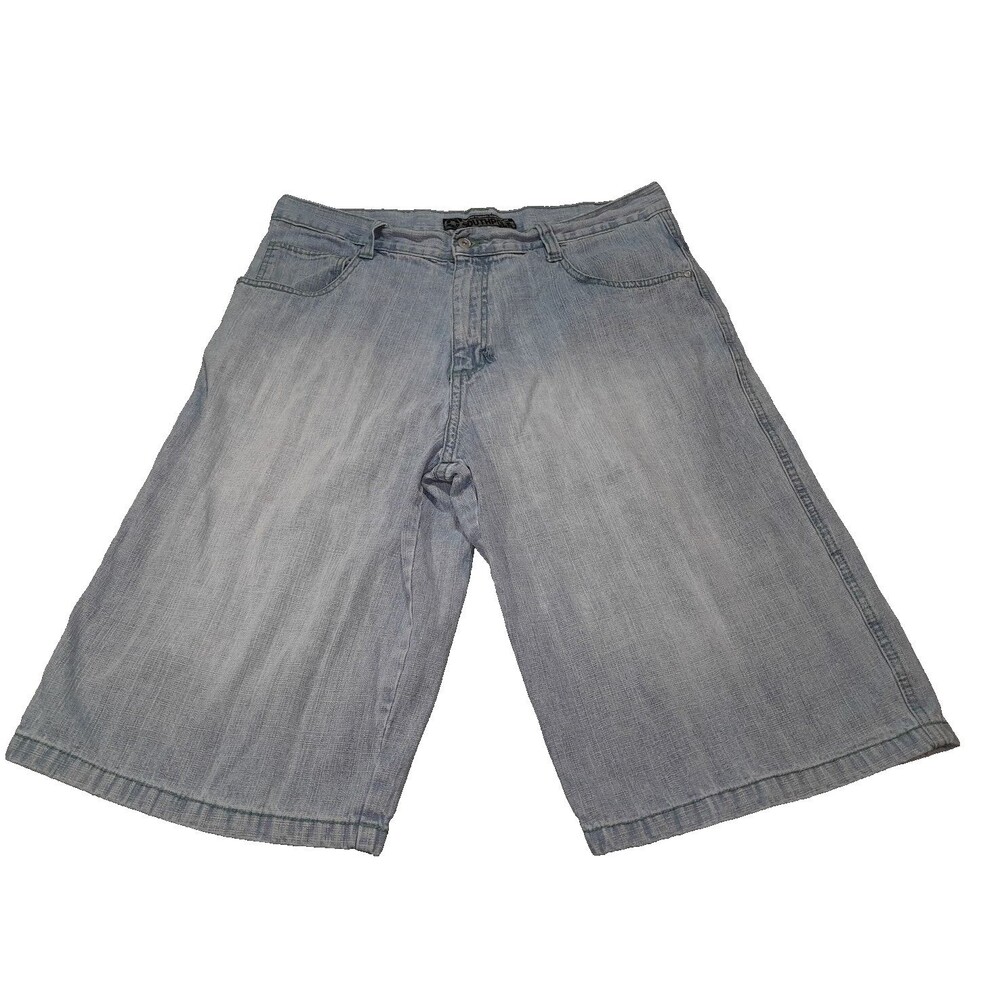 Southpole Shorts Mens size 40 Denim Baggy Y2K Hip Hop Grunge Loose Jorts Flaws